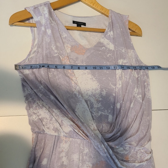 H By Halston Vneck Drap Front Dress - Picture 3 of 6